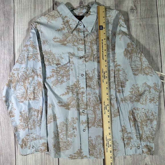 Women’s Deadstock‎ Route 66 Vintage Western Button down Blouse - Picture 4 of 7